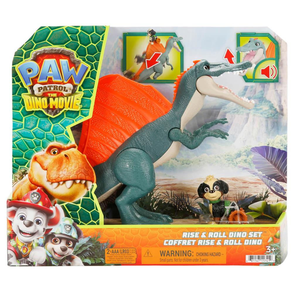 PAW Patrol The Dino Movie Sesli Yüksel ve Yuvarlan Dino Oyun Seti