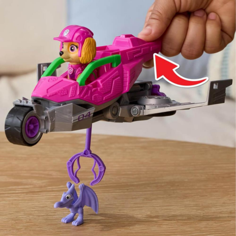 PAW Patrol The Dino Movie Skye Figürü ve Dino Kurtarma Aracı