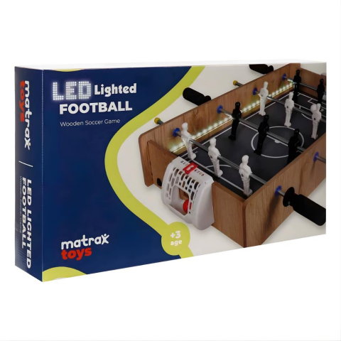 Akçiçek 406 Ahşap Ledli Masa Maçı Oyun Langırt