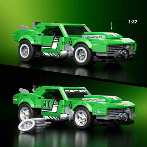 Hot Wheels Speed Serisi Custom'68 Camaro Araba 289 Parça Yapım Seti JFT16