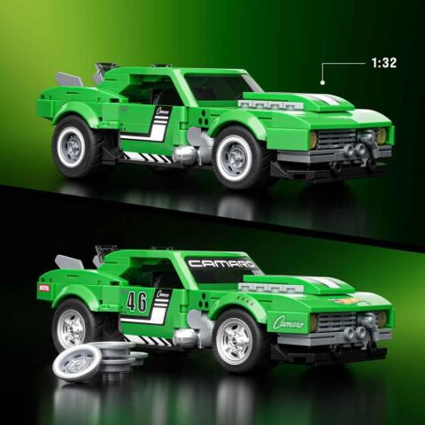 Hot Wheels Speed Serisi Custom'68 Camaro Araba 289 Parça Yapım Seti JFT16