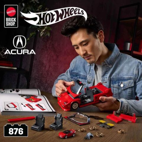 Hot Wheels Elite Serisi '90 Acura NSX Araba 876 Parça Yapım Seti JFT17