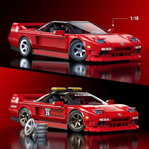 Hot Wheels Elite Serisi '90 Acura NSX Araba 876 Parça Yapım Seti JFT17