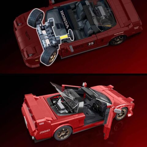 Hot Wheels Elite Serisi '90 Acura NSX Araba 876 Parça Yapım Seti JFT17