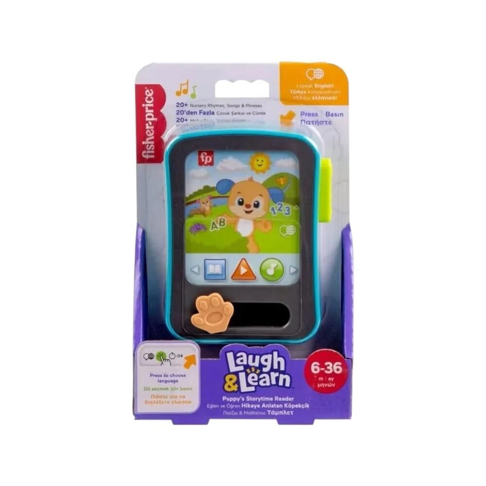 Fisher-Price Sesli ve Işıklı Eğlen ve Öğren Hikaye Anlatan Köpekçik JGX02