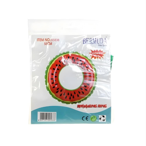 Bermuda Karpuz Desenli Simit 55 Cm