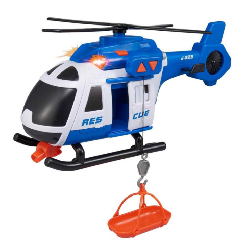 Teamsterz Sesli ve Işıklı İtfaiye Kurtarma Helikopteri 38 cm