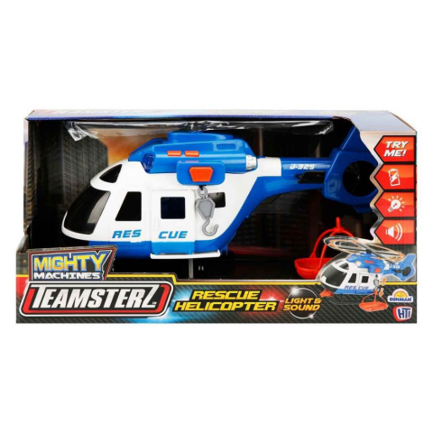 Teamsterz Sesli ve Işıklı İtfaiye Kurtarma Helikopteri 38 cm