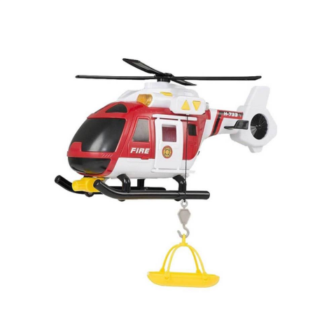 Teamsterz Sesli ve Işıklı İtfaiye Kurtarma Helikopteri 38 cm