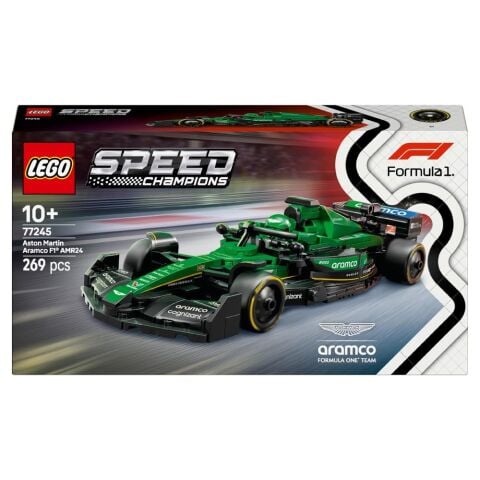 LEGO Speed ​​​​Champions 77245 Aston Martin Aramco AMR24 F1 Arabası