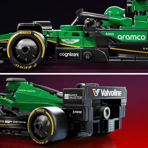 LEGO Speed ​​​​Champions 77245 Aston Martin Aramco AMR24 F1 Arabası