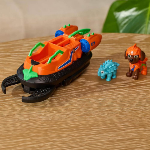 PAW Patrol The Dino Movie Zuma Figürü ve Dino Kurtarma Aracı