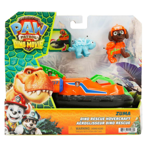 PAW Patrol The Dino Movie Zuma Figürü ve Dino Kurtarma Aracı