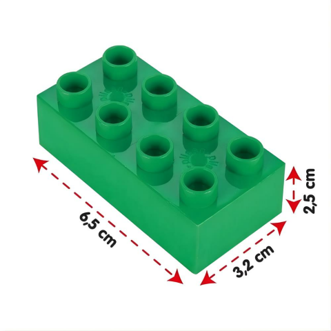 Makro 6 Renkli Tuğla Bloklar