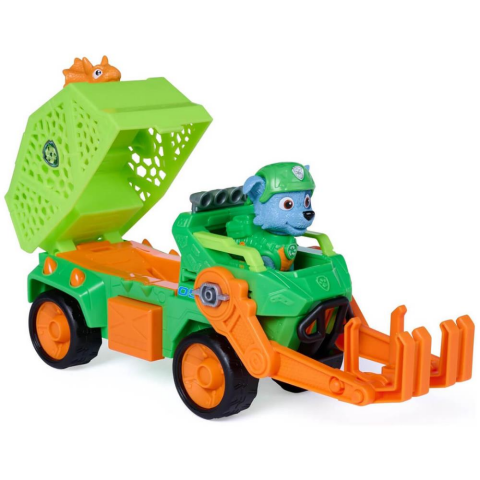 PAW Patrol The Dino Movie Rocky Figürü ve Dino Kurtarma Aracı