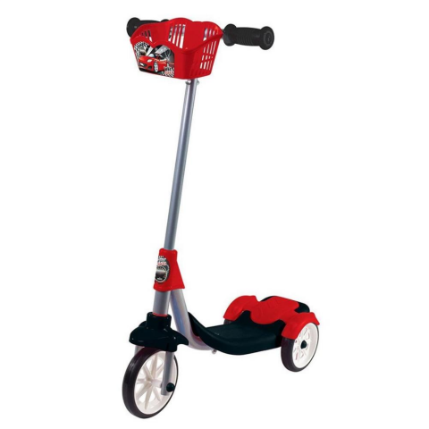 Cool Wheels Unisex Çocuk Kırmızı 3 Tekerlekli Frenli Scooter