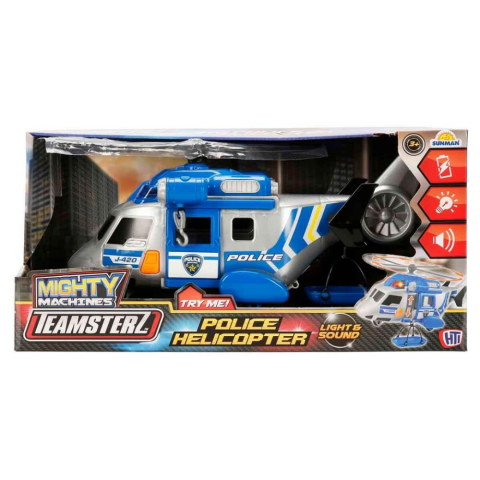 Teamsterz Sesli ve Işıklı Polis Helikopteri 36 cm
