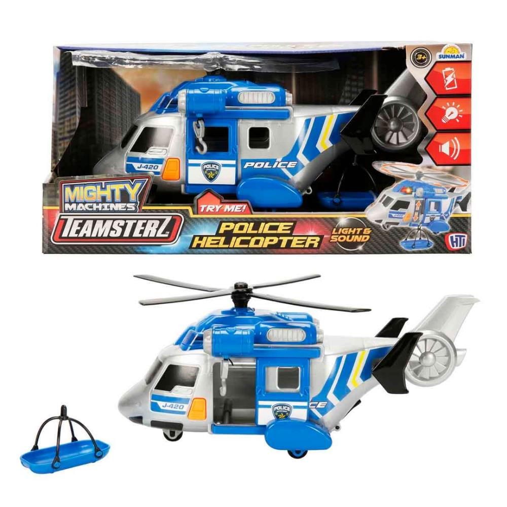 Teamsterz Sesli ve Işıklı Polis Helikopteri 36 cm