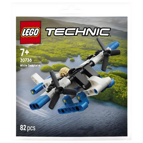 LEGO Technic Beyaz Deniz Uçağı Yapım Seti 30736