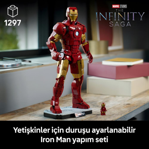 LEGO® ǀ Marvel Iron Man Mark 3 Koleksiyoncu Versiyonu 76344