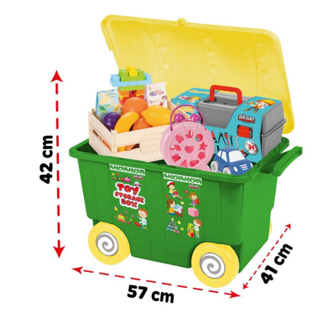 Pilsan Oyuncak Sandığı Mavi 06 044