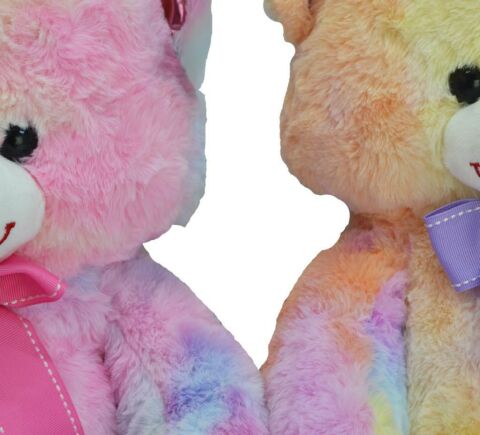 Halley Oyuncak Renkli Peluş Ayı 50 Cm 62918