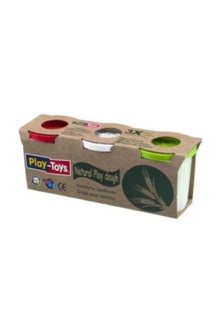 Play Toys Naturel 3'lü Oyun Hamuru