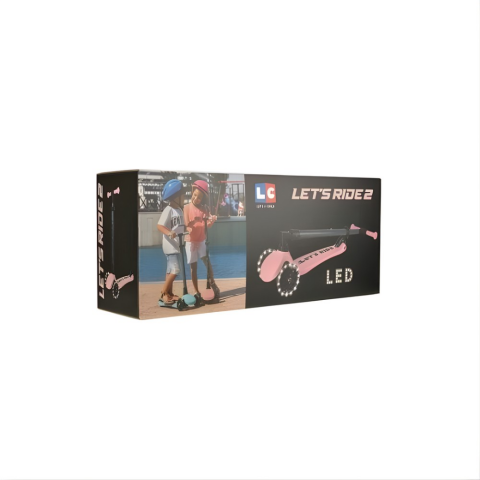 Lets Ride Lets Ride 3 Tekerlekli Katlanabilir Işıklı Scooter LC-31048