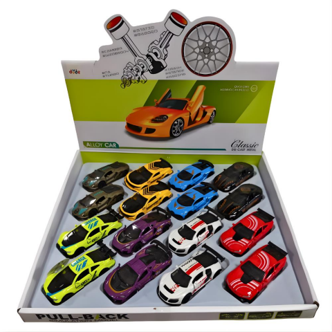 1:64 Çek Bırak Yarış Arabası Metal Display
