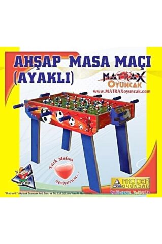 Langırt Ahşap Ayaklı Masa Maçı