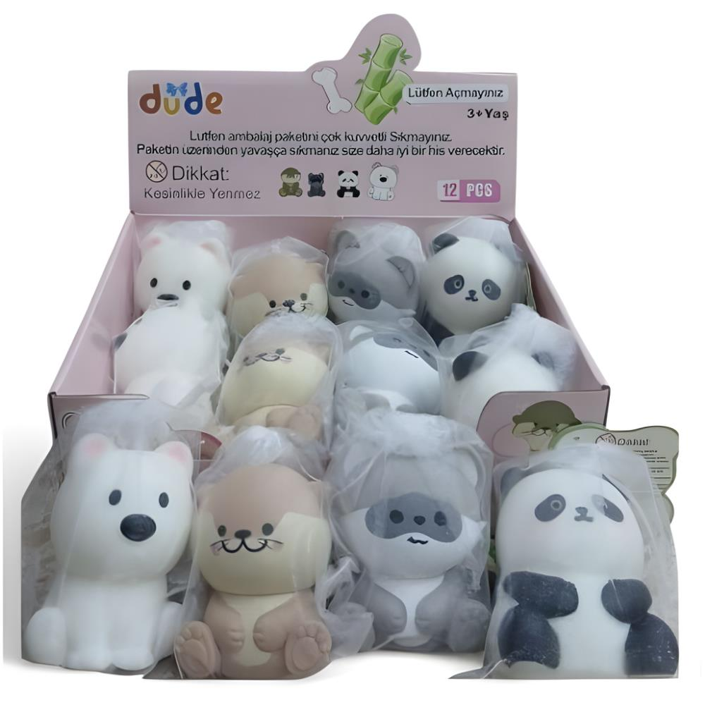 Squishy Oyuncak Tatlı Hayvanlar Ağ Torbada