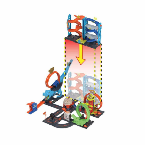 2in1 Hot Wheels Heyecanlı Yarış Kulesi HKX43