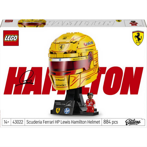 LEGO® Editions Scuderia Ferrari HP Lewis Hamilton Kaskı 43022