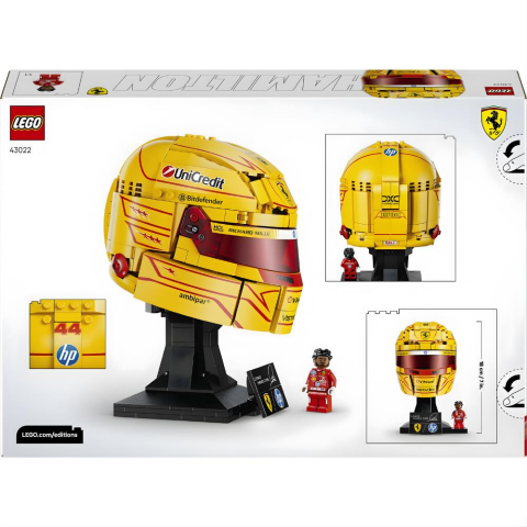 LEGO® Editions Scuderia Ferrari HP Lewis Hamilton Kaskı 43022