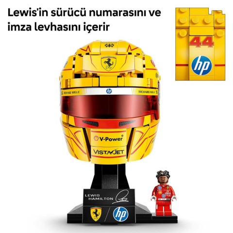 LEGO® Editions Scuderia Ferrari HP Lewis Hamilton Kaskı 43022