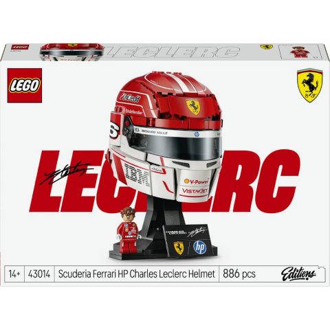 LEGO® Editions Scuderia Ferrari HP Charles Leclerc Kaskı 43014