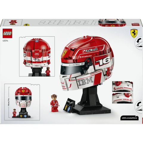 LEGO® Editions Scuderia Ferrari HP Charles Leclerc Kaskı 43014