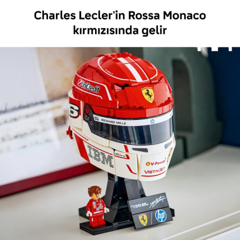 LEGO® Editions Scuderia Ferrari HP Charles Leclerc Kaskı 43014