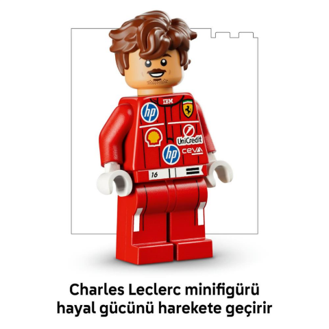 LEGO® Editions Scuderia Ferrari HP Charles Leclerc Kaskı 43014