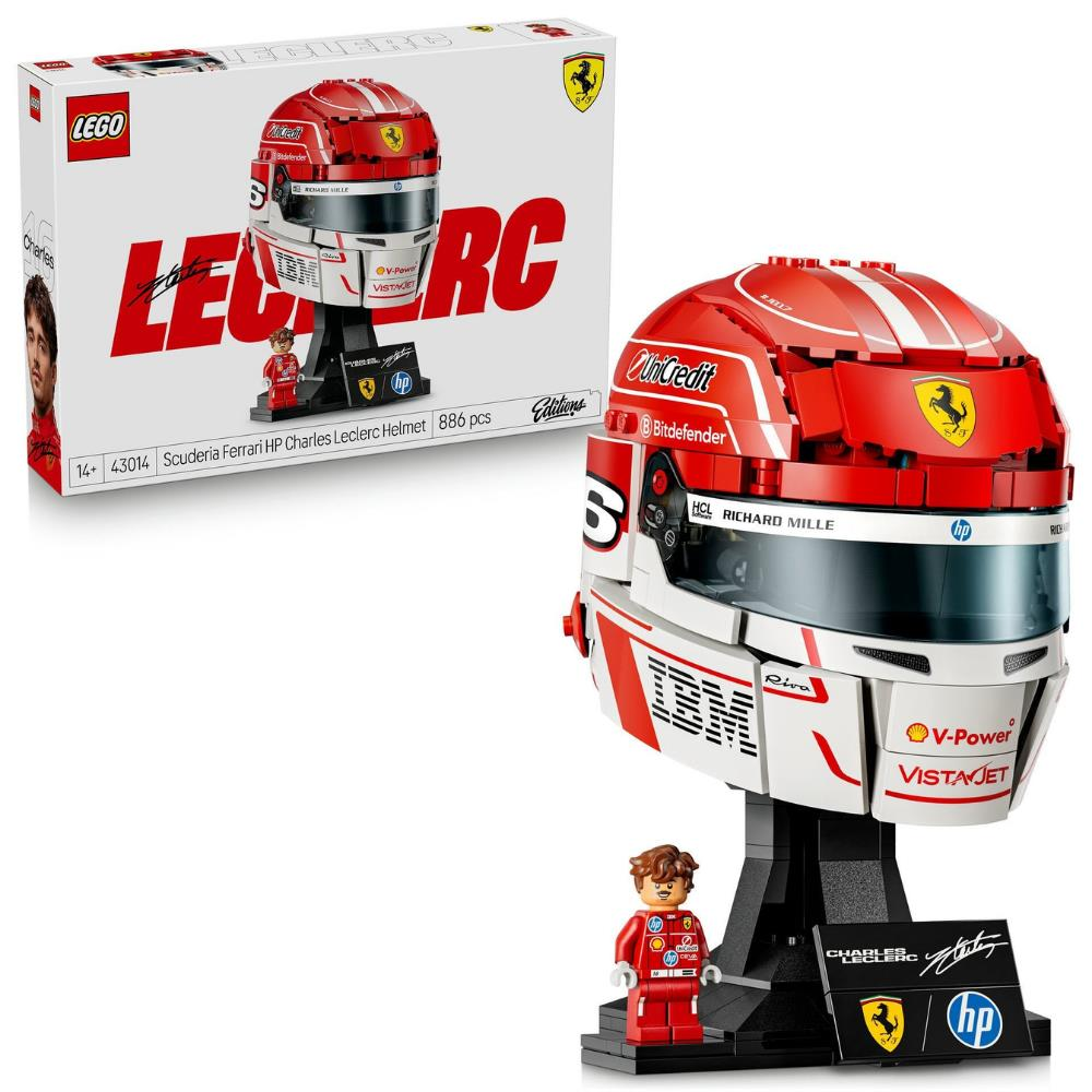 LEGO® Editions Scuderia Ferrari HP Charles Leclerc Kaskı 43014