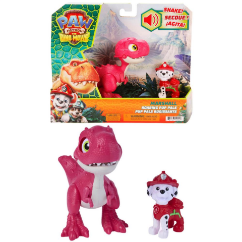 PAW Patrol The Dino Movie Sesli Roaring Pup Pals Figür Seti