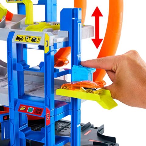 Hot Wheels City Mega Loop Garaj JBM74
