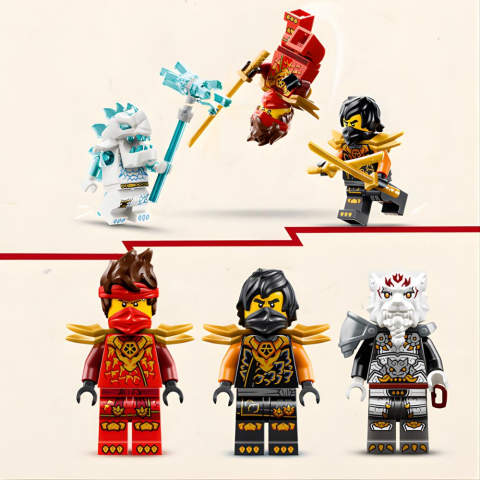 LEGO Ninjago Kai ve Cole’un Birleşen Araçları 71864