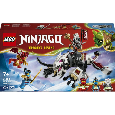 LEGO® NINJAGO® Zilvar ve Ejderha Canavar Grimtak 71863