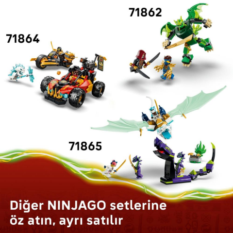 LEGO® NINJAGO® Zilvar ve Ejderha Canavar Grimtak 71863