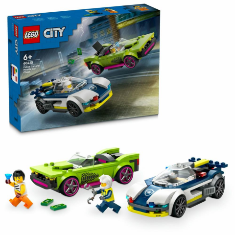 LEGO ® City Polis Arabası ve Spor Araba Takibi 60415 -  Yaratıcı Oyuncak Yapım Seti (213 Parça)