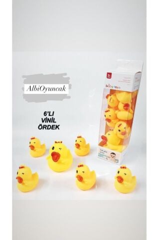 Kutuda 6lı Ördek Vinil Soft