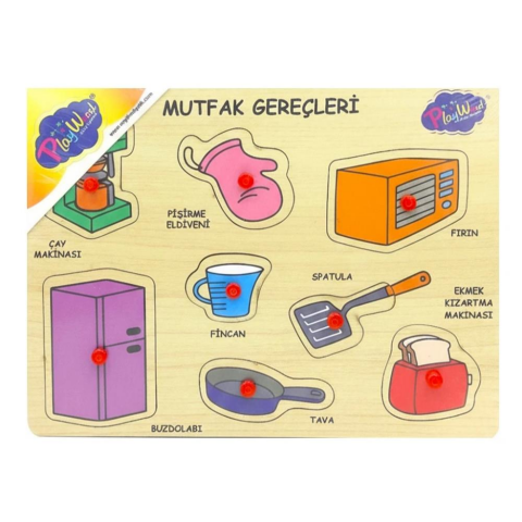 Ahşap Tutmalı Mutfak Gereçleri