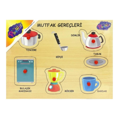 Ahşap Tutmalı Mutfak Gereçleri