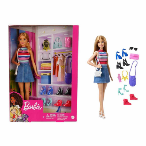 Barbie Bebek ve Muhteşem Aksesuarları FVJ42